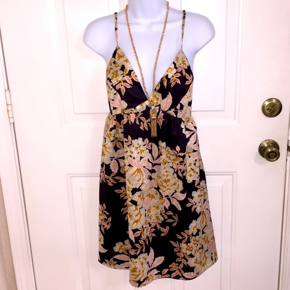 Anthropologie Dresses & Skirts - Anthropologie Harlyn Floral Slip Dress